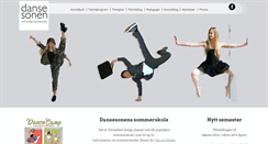 Desktop Screenshot of dansesonen.no